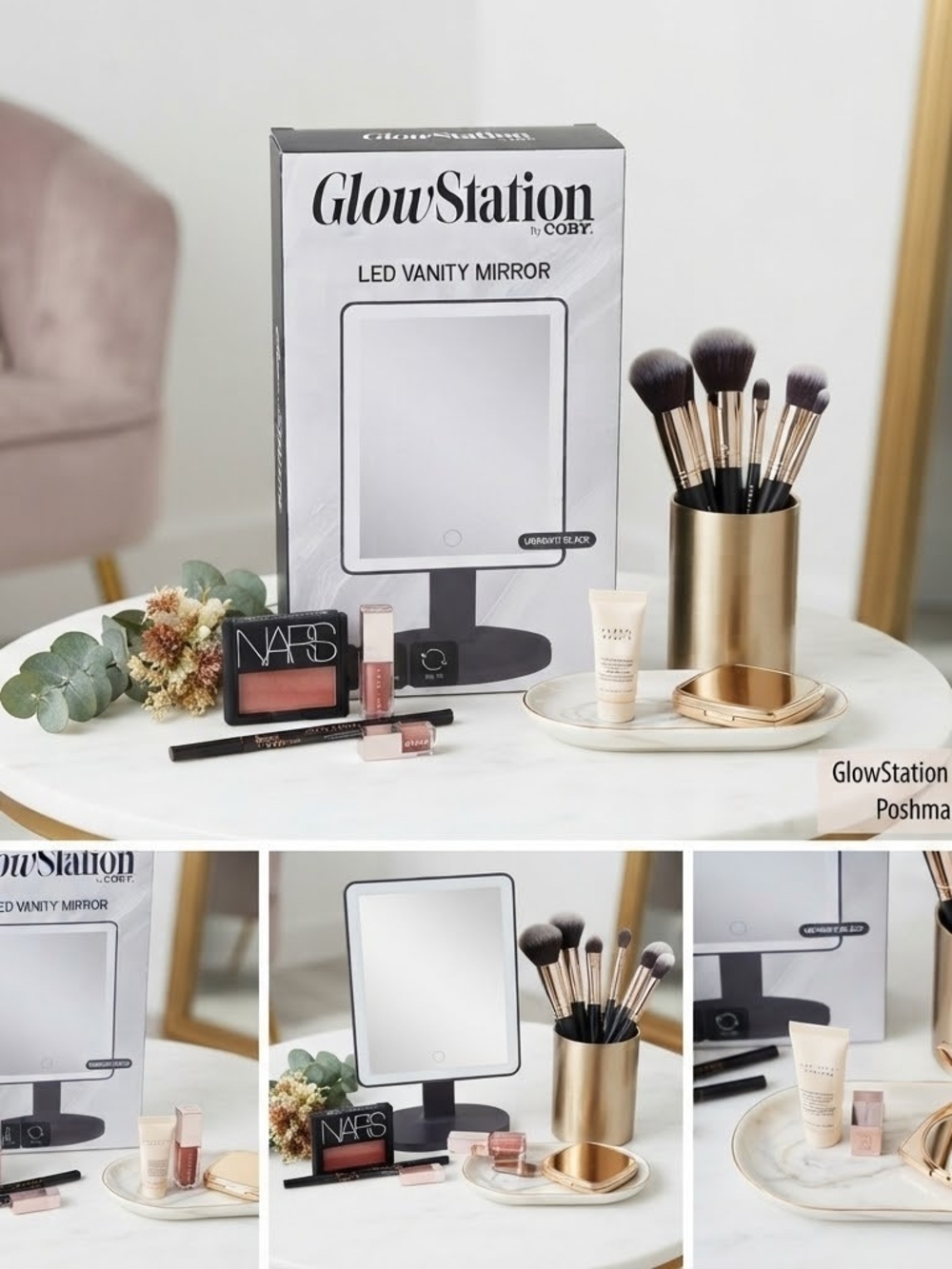GlowStation LED Vanity Mirror